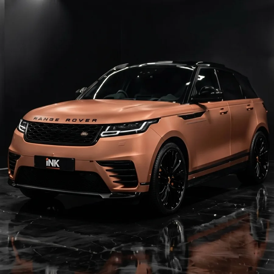 Copper Range Rover Velar, coloured PPF