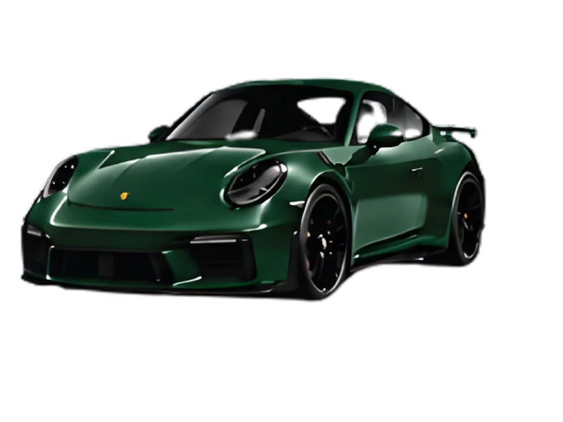 British racing green coloured PPF, Porsche 911