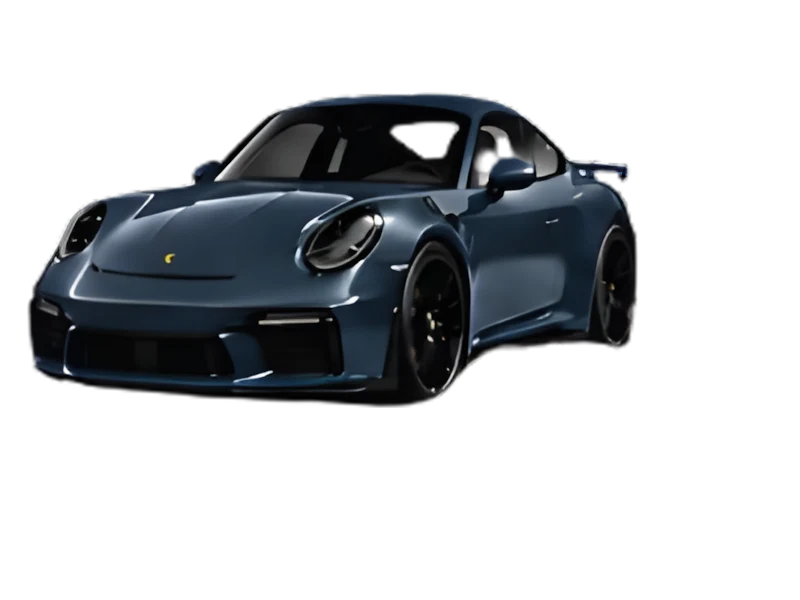 Steel blue coloured PPF, Porsche 911