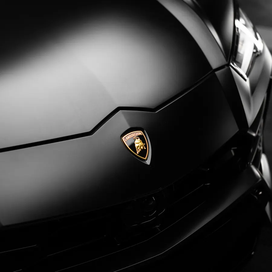 Lamborghini badge — gloss detail