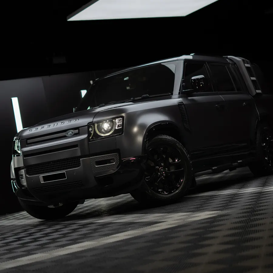 Land Rover Defender — front three-quarter