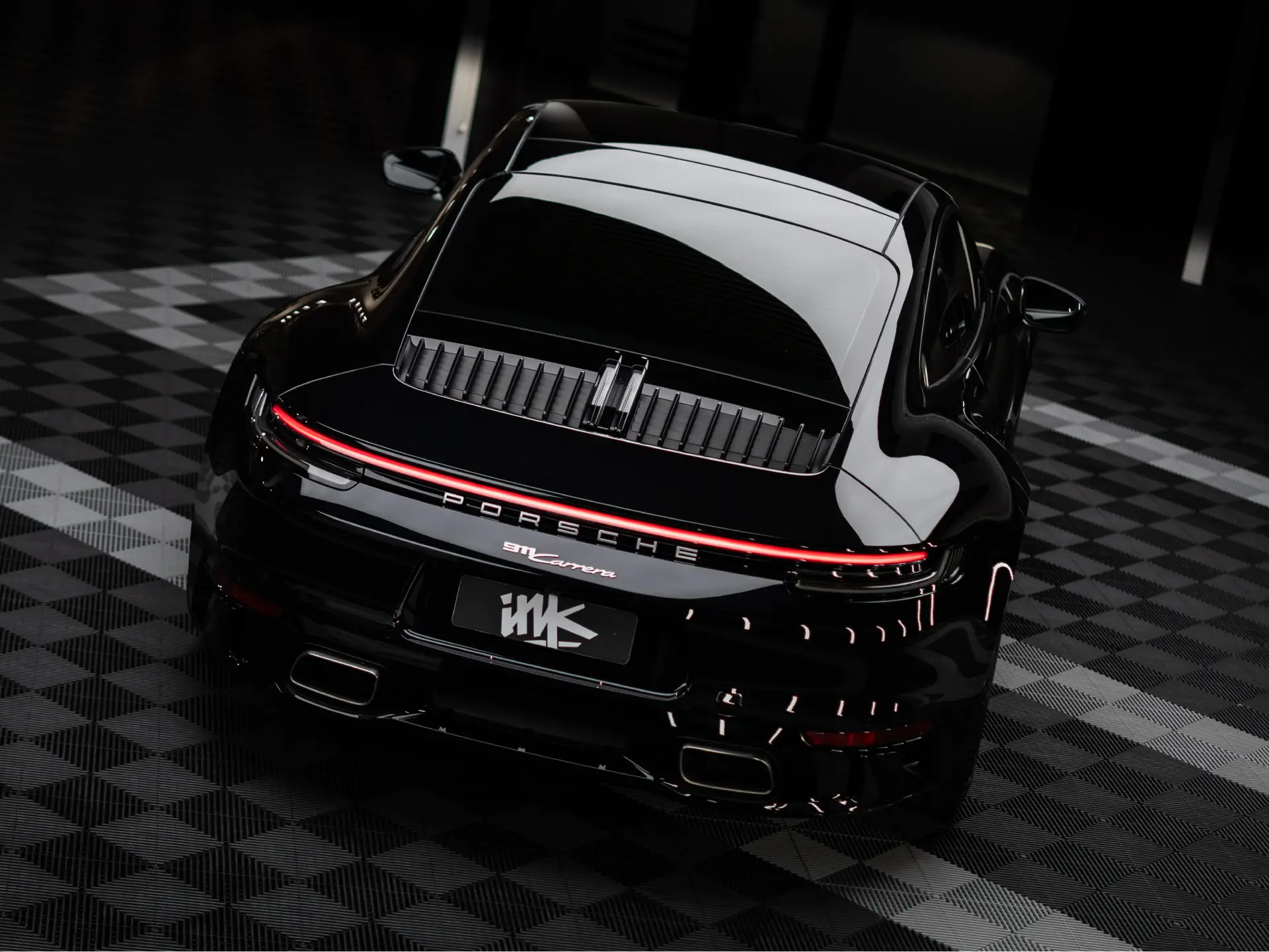 Lamborghini rear badge & taillight detail