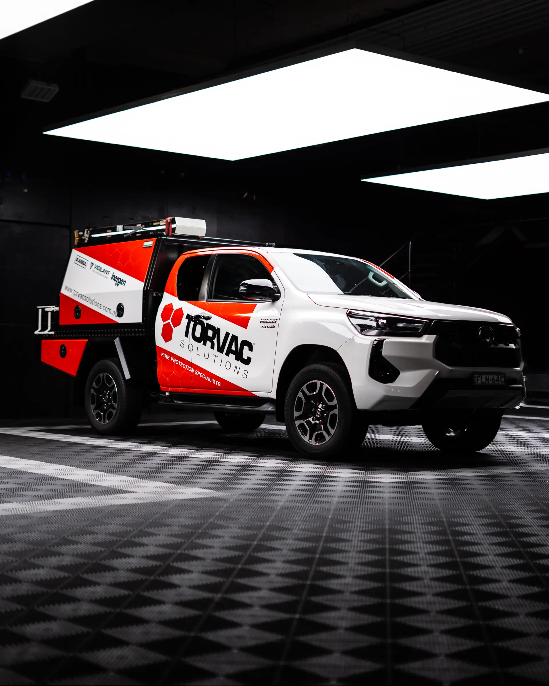 Torvac service ute wrap