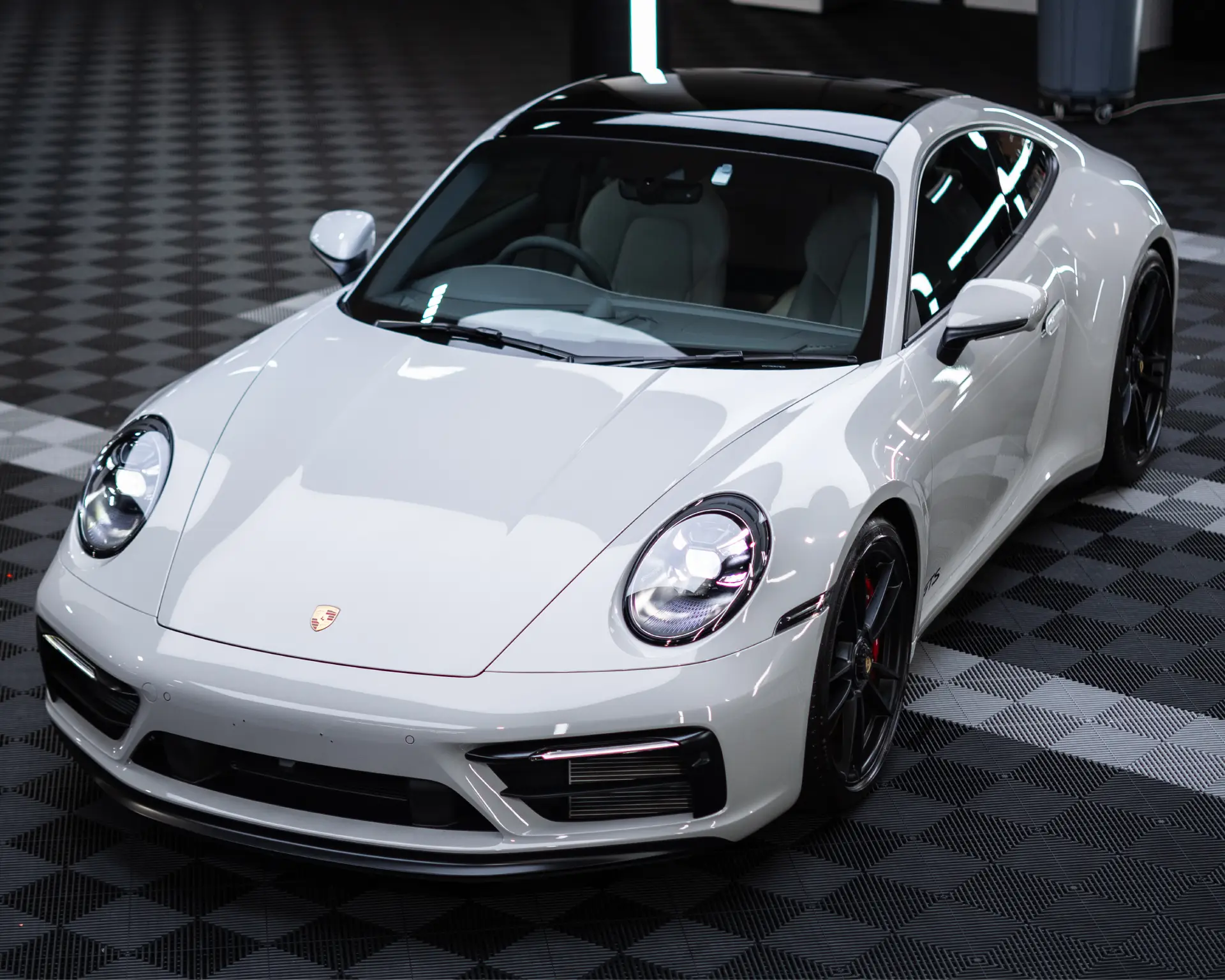 Porsche Taycan — rear PPF detail