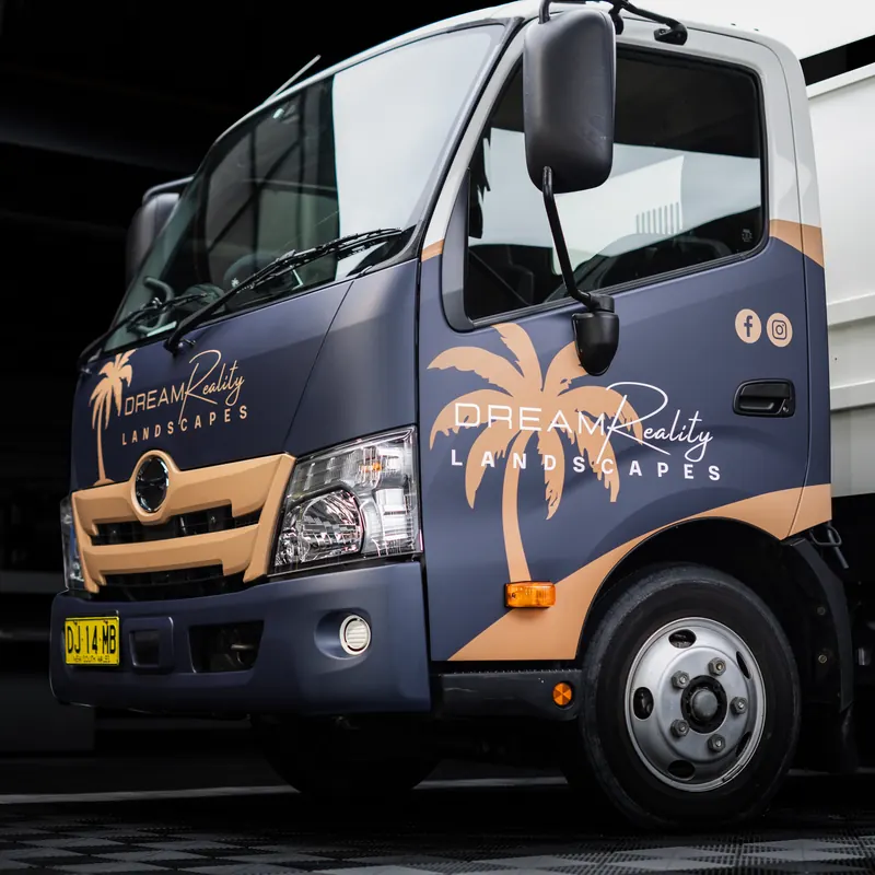 Dream Reality Landscapes truck wrap